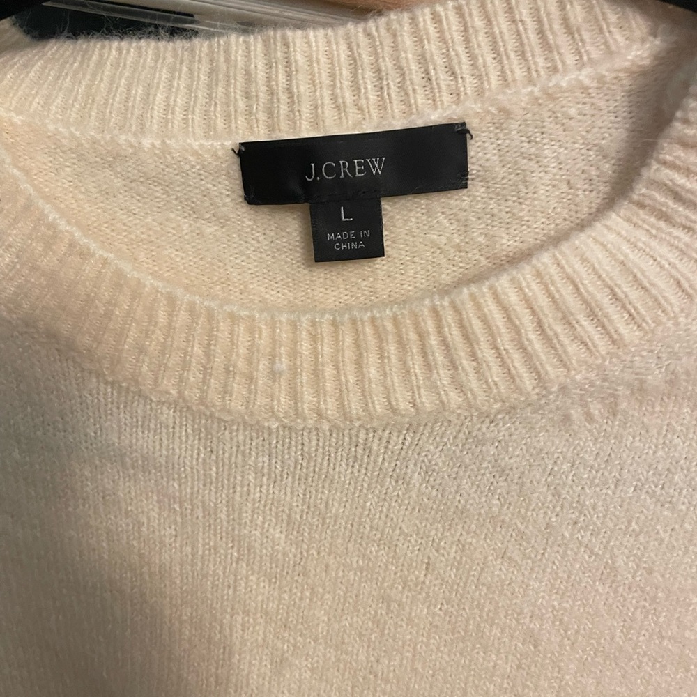 Cream sweater